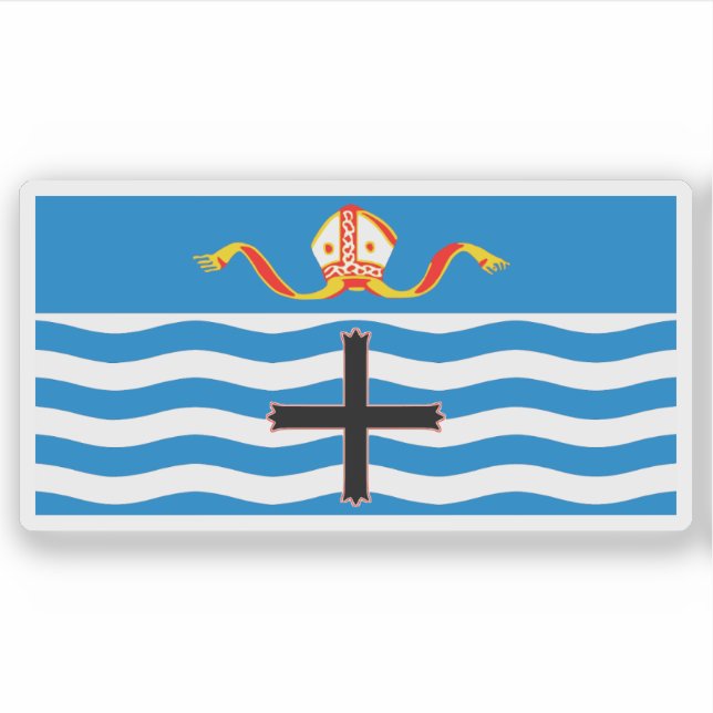 Adesivo A bandeira de Nelson, Nova Zelândia (Frente)