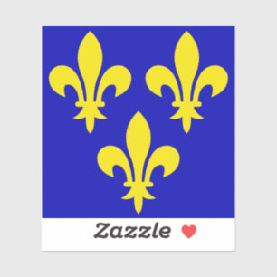 Adesivo A Bandeira Medieval da França
