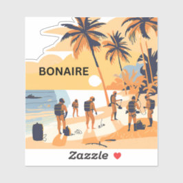 Adesivo A beleza de Bonaire espera