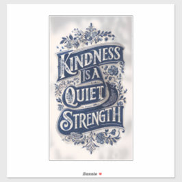 Adesivo A Bondade É Uma Resistência Silenciosa 1 Vinheta E