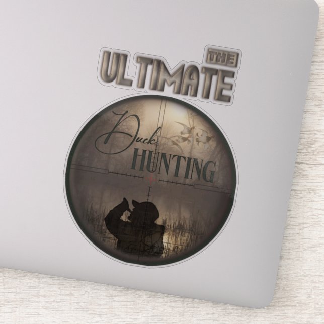 Adesivo A caça derradeira aos patos (Detalhe)