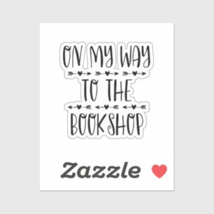 Adesivo A Caminho Da Livraria