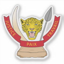 A casaco de armas da República Democrática do Cong