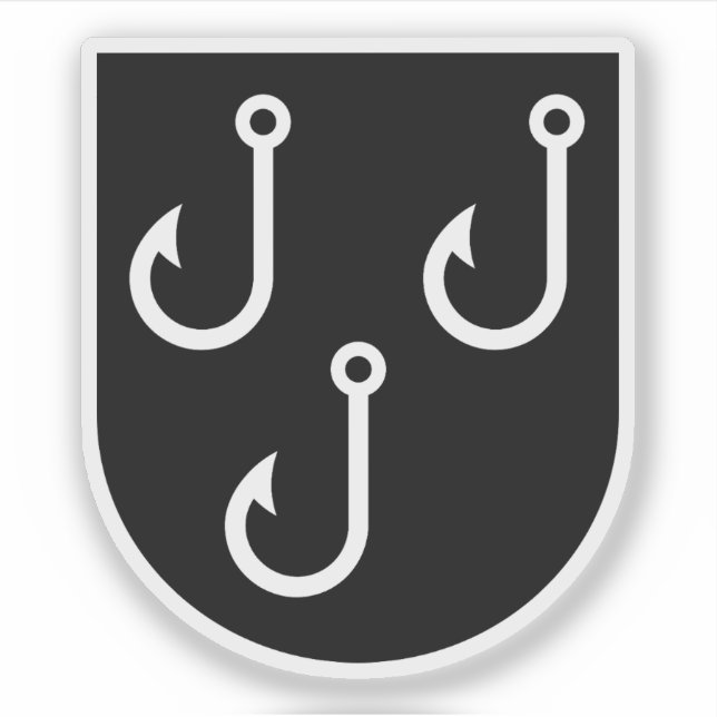 Adesivo A casaco de braços de Emmen, Suiça (Frente)