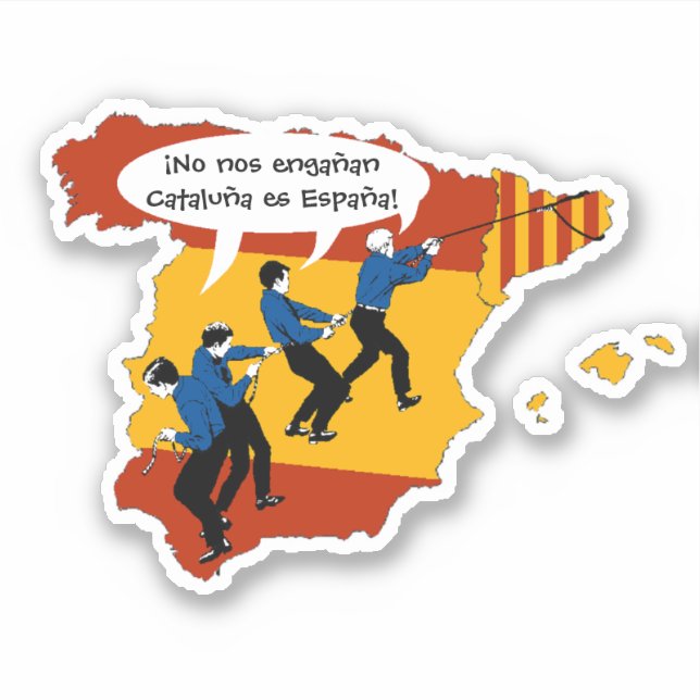 ADESIVO A CATALÔNIA É ESPANHA (Frente)