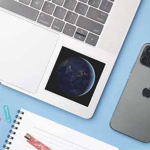 Adesivo A Cidade da Terra Luz À Noite Na Ásia E Na Austrál