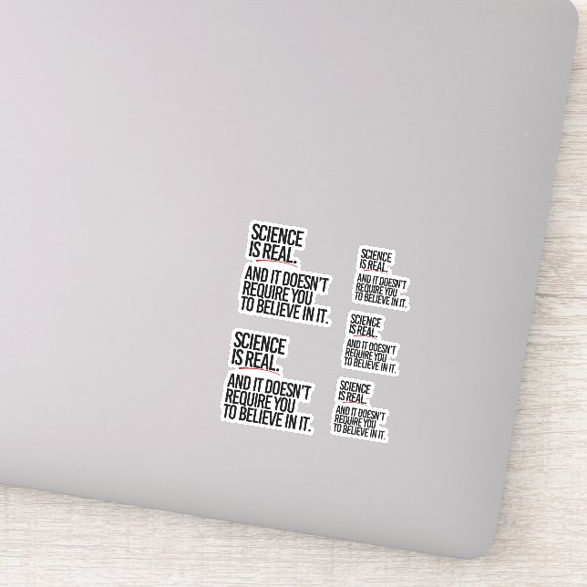 ADESIVO A CIÊNCIA É REAL (Detalhe)