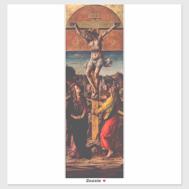 Adesivo A Crucificação de Carlo Crivelli (Folha)