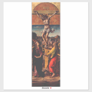 Adesivo A Crucificação segundo Carlo Crivelli Arte Sagrada