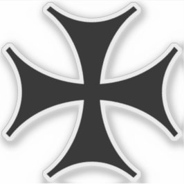 Adesivo A Cruz de Ferro (preto)