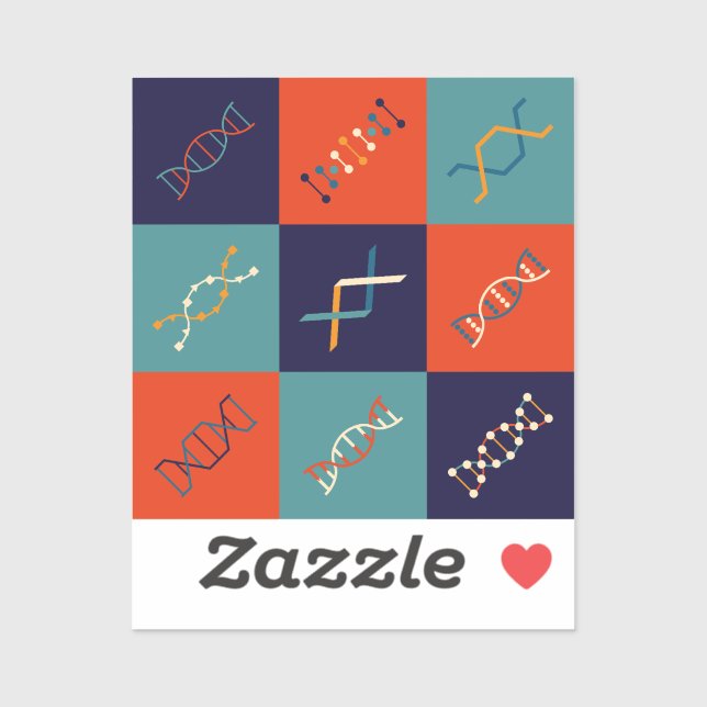 Adesivo A genética de DNA retrorativa estabelece padrões d (Folha)