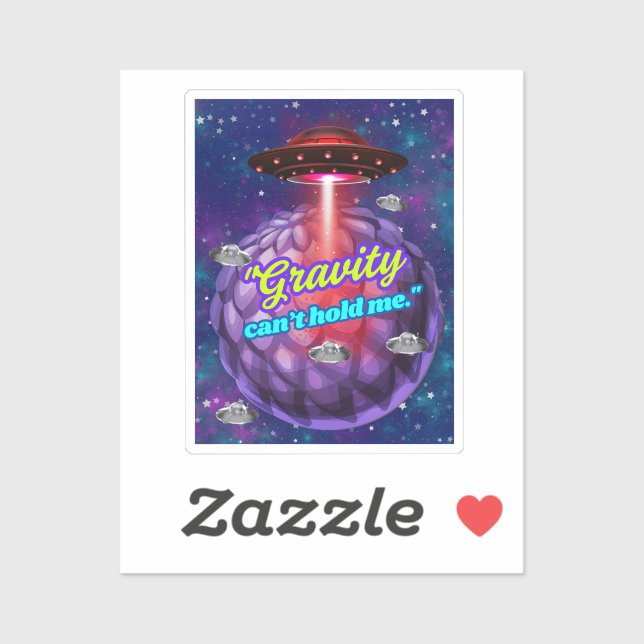 ADESIVO A GRAVIDADE NÃO PODE ME SEGURAR (Folha)