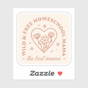 Adesivo A mãe da escola, a melhor mãe selvagem e as citaçõ