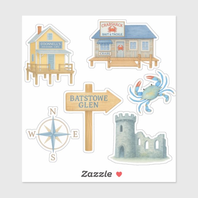 Adesivo A Marissa Caldwell Investiga Coleção #3 (Folha)