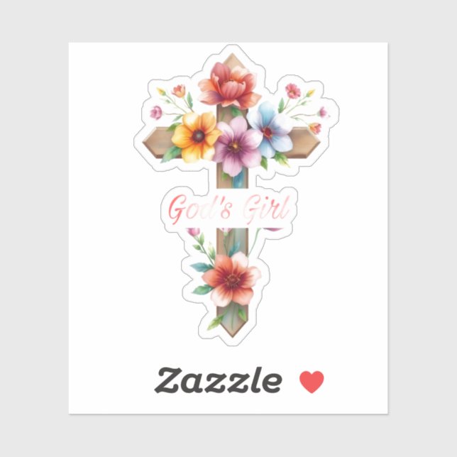 Adesivo A Menina de Deus (Folha)