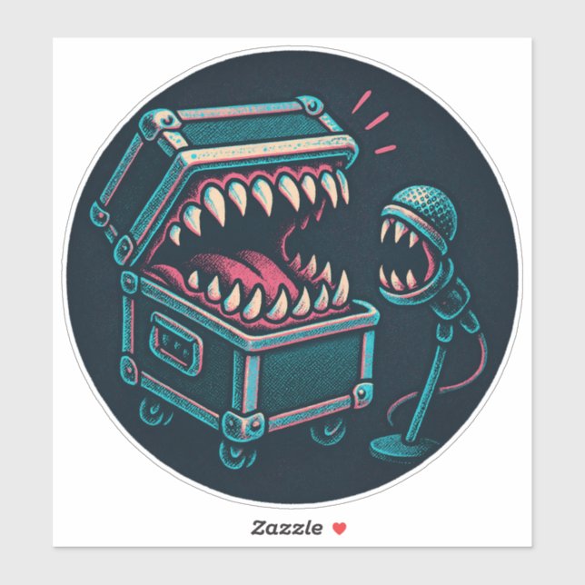 Adesivo A Mímica do Karaoke (Folha)