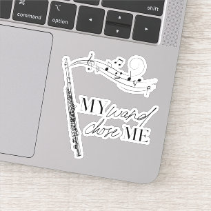 Adesivo A Minha Mulher Escolheu-Me Uma Cotação Preta E B