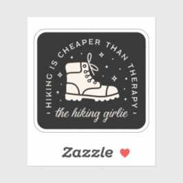 Adesivo A moça do caminhante faz citações da estética brut