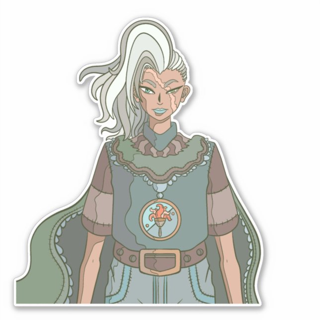 Adesivo A Mulher Guerreira (Frente)