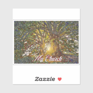 Adesivo A Natureza É Minha Igreja