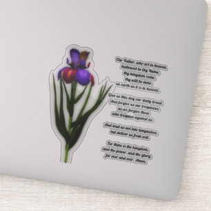 Adesivo A Oração do Senhor Nosso Pai Íris