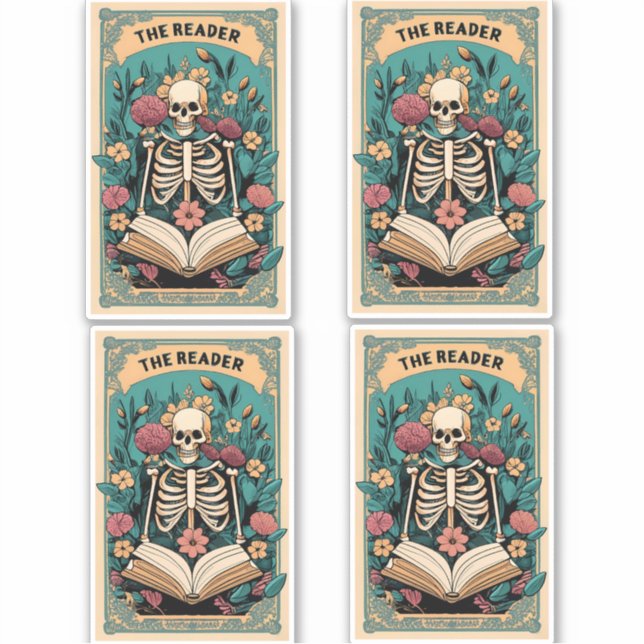 Adesivo A placa de inicialização do esqueleto do leitor (Frente)