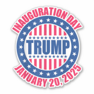 Adesivo A posse do Presidente Donald Trump