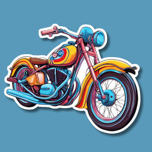 Adesivo À prova d'água de motociclos colorida