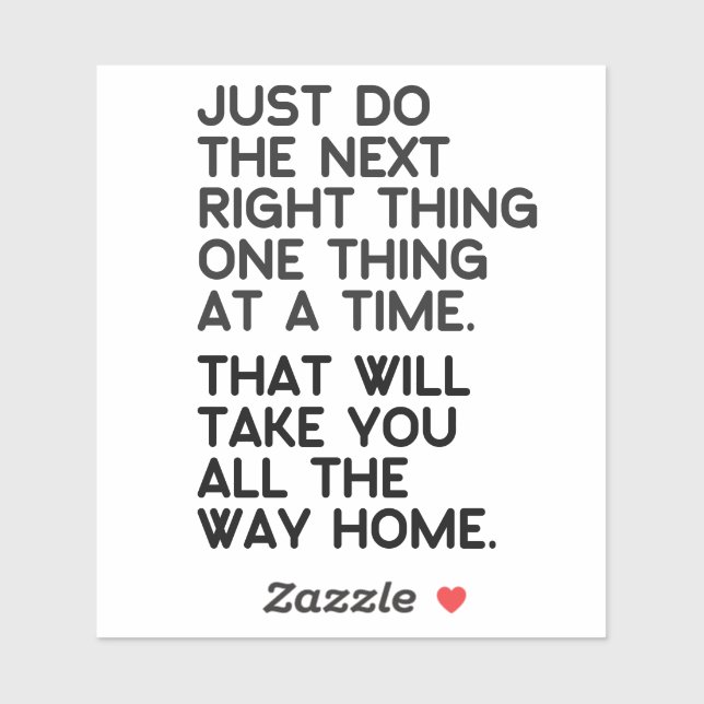 Adesivo A próxima coisa certa vinil Stickers (Folha)