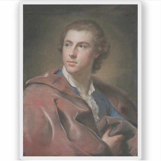 Adesivo A.R. Mengs - Retrato de William Burton Conyngham (Frente)