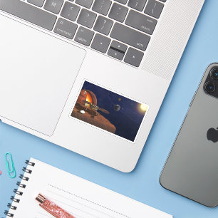 Adesivo A Representação Do Artista Do Insight Lander.