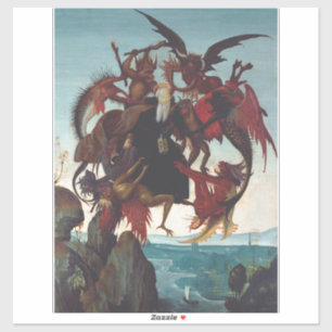 Adesivo A Tentação de Santo Antônio por Michelangelo