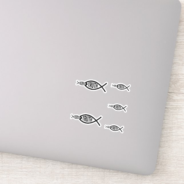 Adesivo A verdade é maior que a religião (Detalhe)