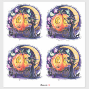 Adesivo A Viagem à Meia-Noite de Uma Bruxa