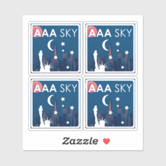 Adesivo AAA SKY Sticker 4-up