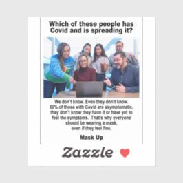 Adesivo Aaymptomatic vinyl sticker