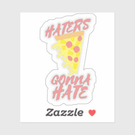 Adesivo Abacaxi em Pizza - Vinheta de Vinilo de Corte Pers