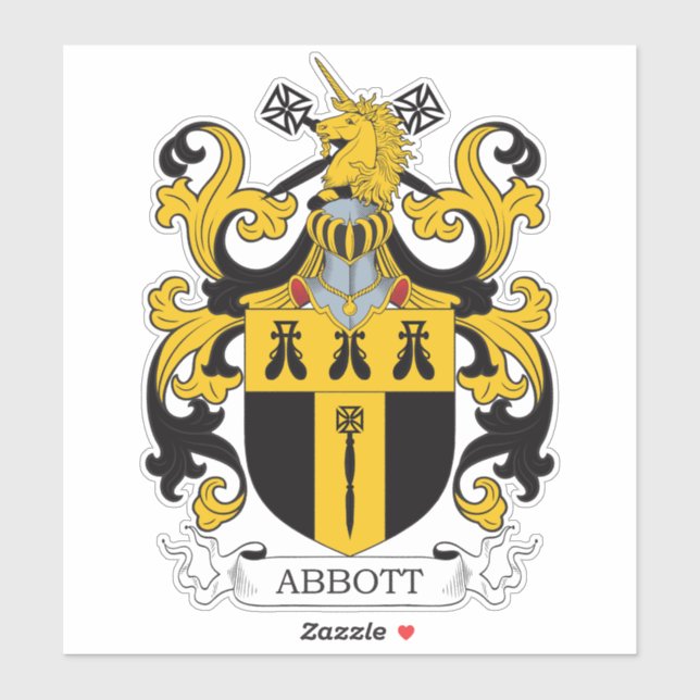 Adesivo Abbott Family Crest (Folha)