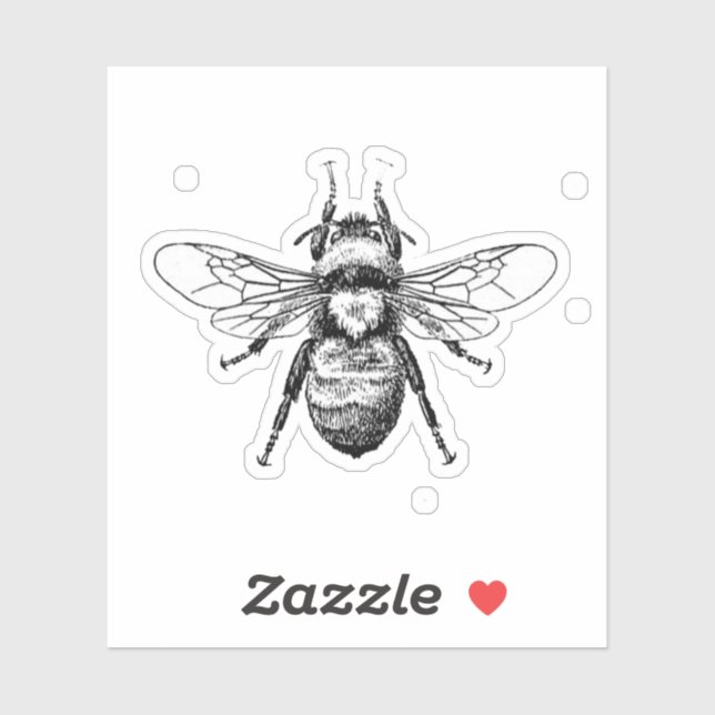 Adesivo Abelha (Folha)