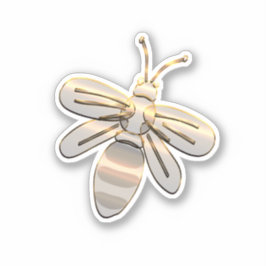 Adesivo Abelha Dourada