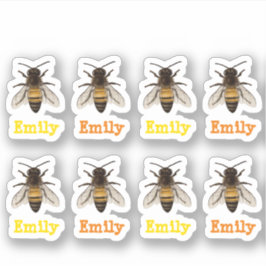 Adesivo abelha personalizada