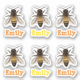 Adesivo abelha personalizada