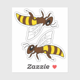 Adesivo Abelhas de Honeybee Vinyl Stickers