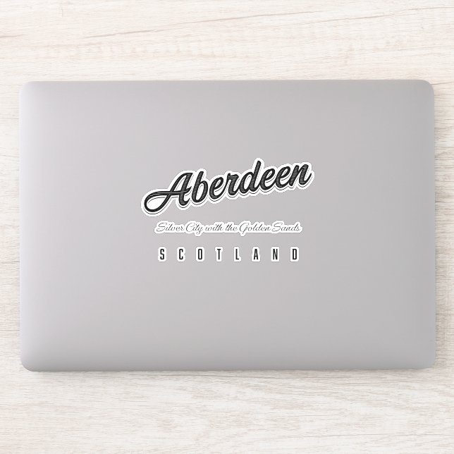 Adesivo Aberdeen "Prata com areias Ouros" (Computador)