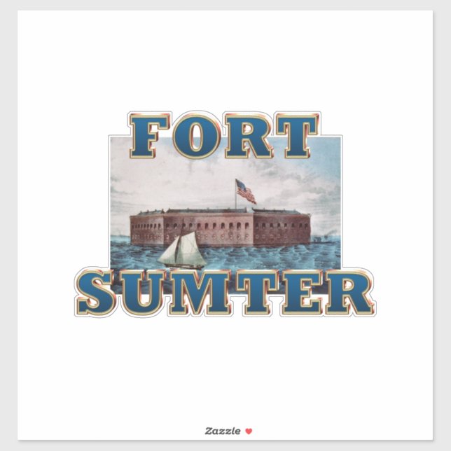 Adesivo ABH Fort Sumter (Folha)