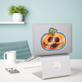 Adesivo Abóbora de Halloween