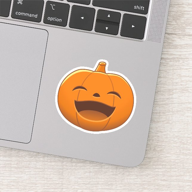 Adesivo Abóbora de Halloween Risonha (Detalhe)