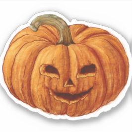 Adesivo Abóbora de laranja alegre