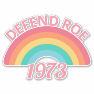 Adesivo Aborto Pró - Defender Roe/Wade II