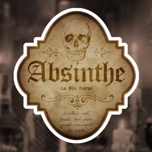 Adesivo Absinthe Apothecary DC